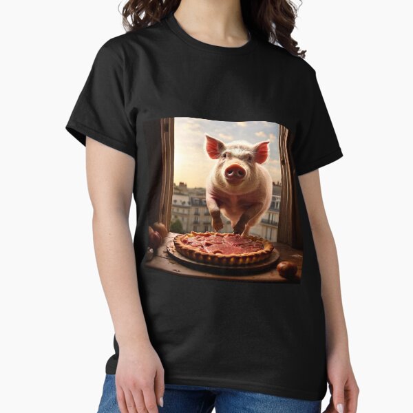 Artikel-Vorschau von Das schlaue Schwein stiehlt den Kuchen, designt und verkauft von Collection de trésors .