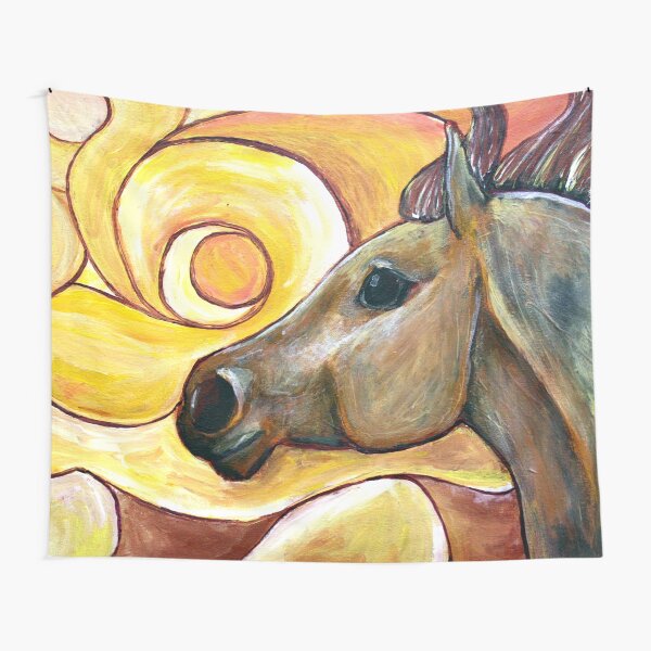 Arabisches Vollblut, Acrylmalerei Wandbehang