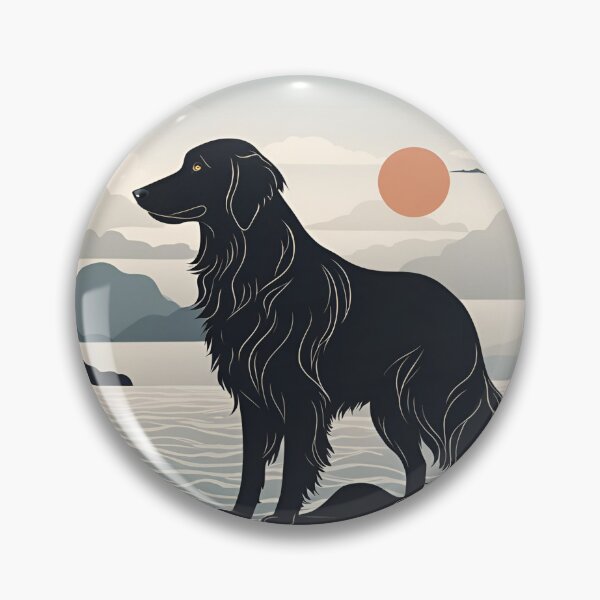 Item preview, Traveler dog in the sea Flat Coated Retriever dog onwer  designed and sold by GoodyPaws.