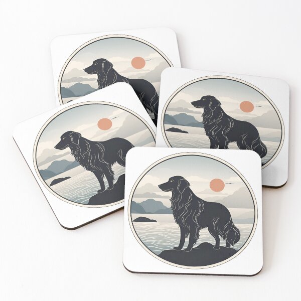 Item preview, Traveler dog in the sea Flat Coated Retriever dog onwer  designed and sold by GoodyPaws.