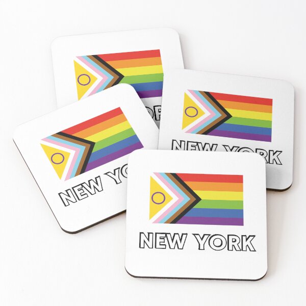 Item preview, Intersex Inclusive Pride Progress Flag New York NYC designed and sold by Inspirationmotivation.