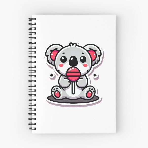 Item preview, Chibi Koala Eating a Lollipop designed and sold by LuzCobal.