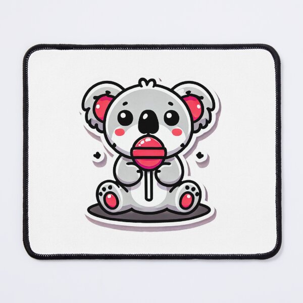 Item preview, Chibi Koala Eating a Lollipop designed and sold by LuzCobal.