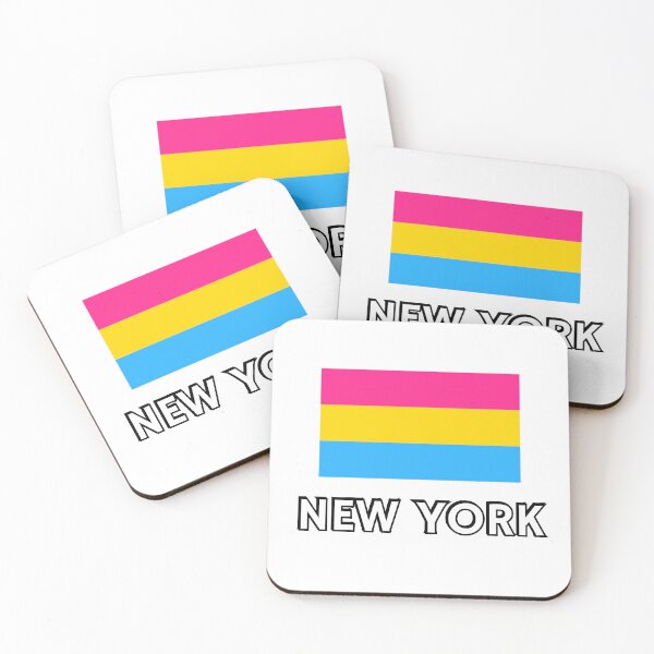 Item preview, Pan Pride Flag New York designed and sold by Inspirationmotivation.