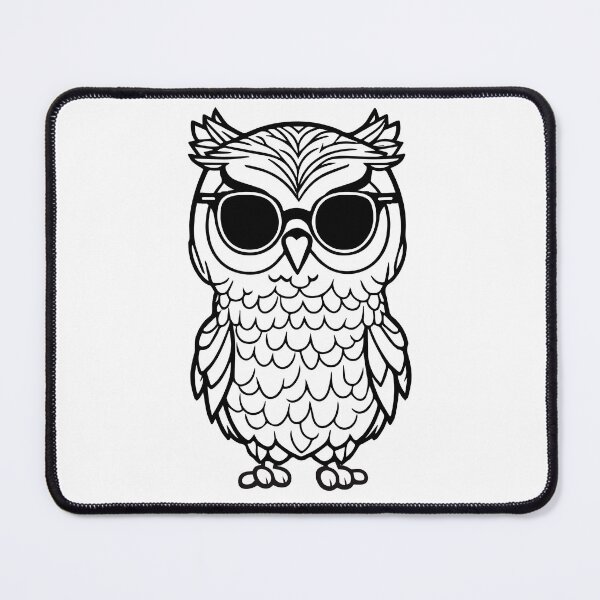 Item preview, Cute Owl with Sunglasses designed and sold by MoSaid.