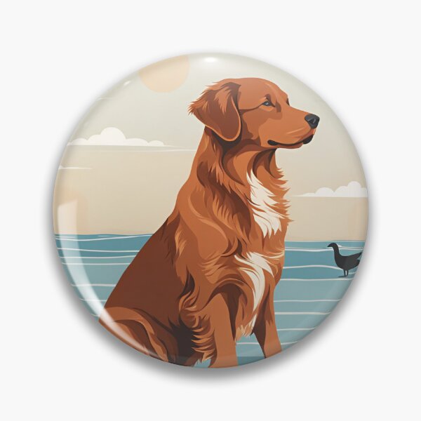 Item preview, Traveler dog in the sea Nova Scotia Duck Tolling Retriever dog onwer  designed and sold by GoodyPaws.