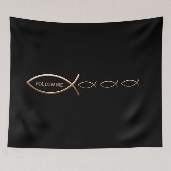 Item preview, Christian fish with the inscription Follow Me designed and sold by EternalRock.