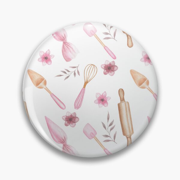 Item preview, pink pattern for a chef and confectioner designed and sold by in-leggings.