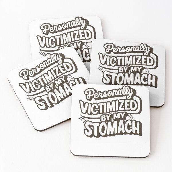 Item preview, Funny IBS Awareness - Victimized by My Stomach designed and sold by BunBuntheDog-.