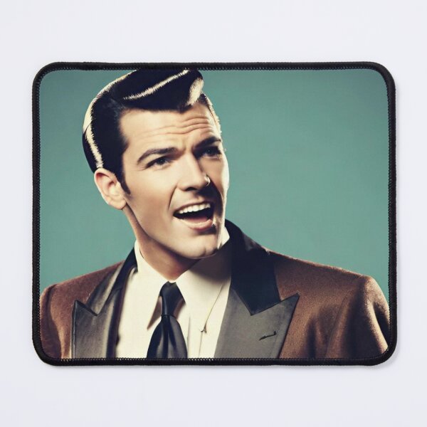 Item preview, singer, man, retro, art designed and sold by DonnaBlankaArt.