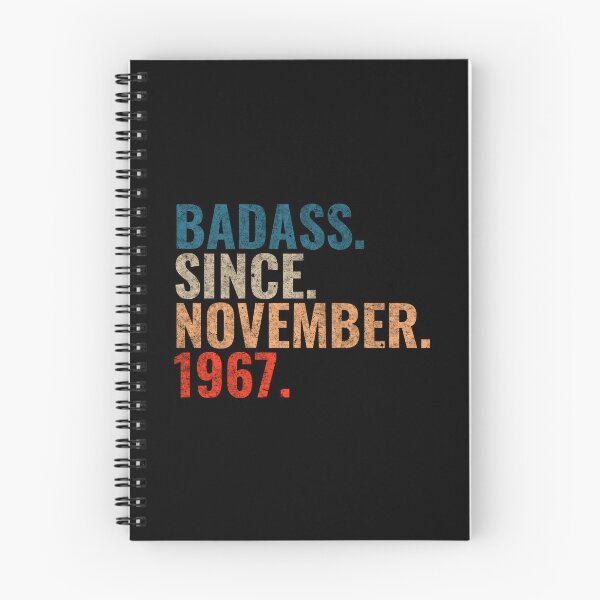Item preview, Badass since November 1967 Vintage 1967 November birthday gift designed and sold by Teelogic.