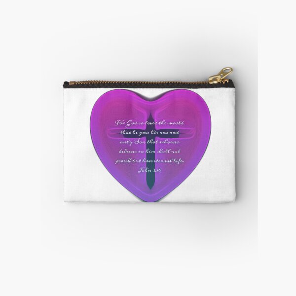 Item preview, John 3.16 heart ♥  designed and sold by Kangaroo Sun.