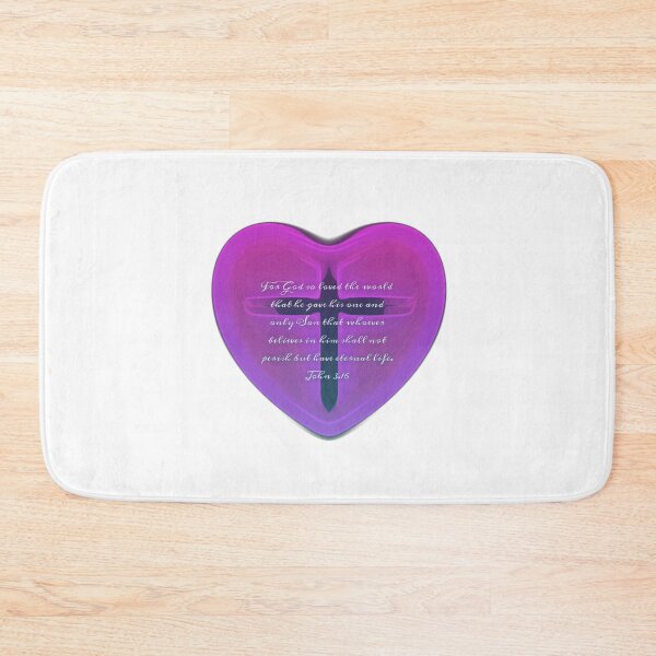 Item preview, John 3.16 heart ♥  designed and sold by Kangaroo Sun.