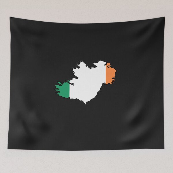 Item preview, Ireland Flag Map Dublin designed and sold by AnimalsDH305.