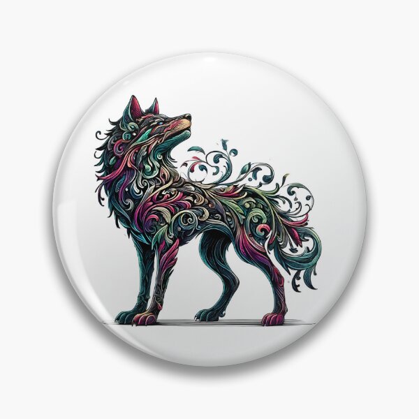 Item preview, Fairytale Wolf Watercolor Fantasy designed and sold by CryptidChron24.