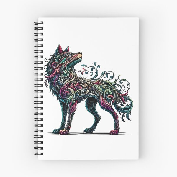 Item preview, Fairytale Wolf Watercolor Fantasy designed and sold by CryptidChron24.