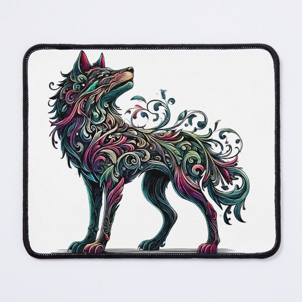 Item preview, Fairytale Wolf Watercolor Fantasy designed and sold by CryptidChron24.
