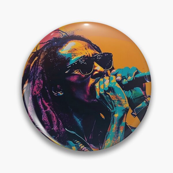 Item preview, Bob Marley in Fluorescent Paint designed and sold by Guesso.