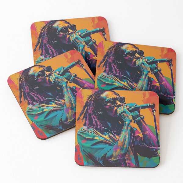 Item preview, Bob Marley in Fluorescent Paint designed and sold by Guesso.