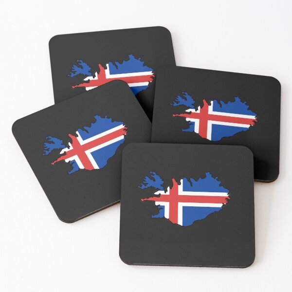 Item preview, Iceland Flag Map Reykjavik designed and sold by AnimalsDH305.