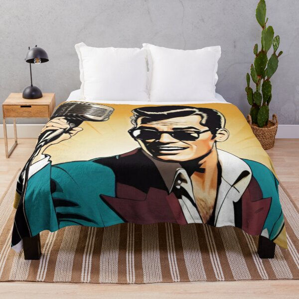 Item preview, singer, man, retro, art designed and sold by DonnaBlankaArt.