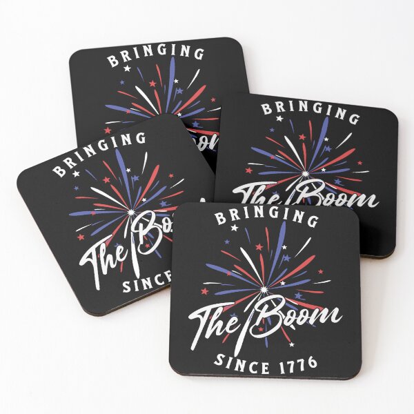 Item preview, Bringing The Boom Since 1776 Retro Vintage Design designed and sold by LuminOrb.