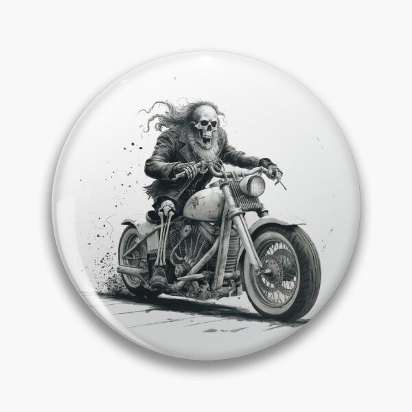 Item preview, Biker Bear Skeleton designed and sold by Gentle40Winks.