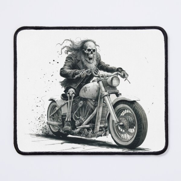Item preview, Biker Bear Skeleton designed and sold by Gentle40Winks.