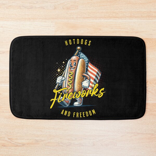 Item preview, Hotdogs Fireworks Freedom Retro Vintage Design designed and sold by LuminOrb.