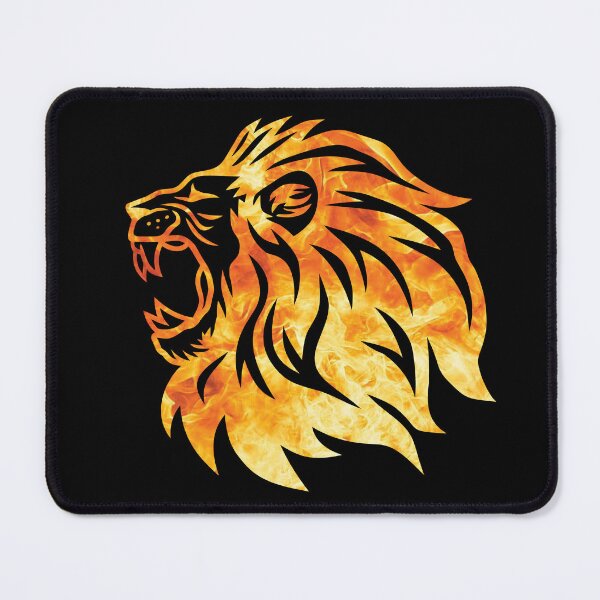 Item preview, flaming lion designed and sold by EzzatAbuShanap.