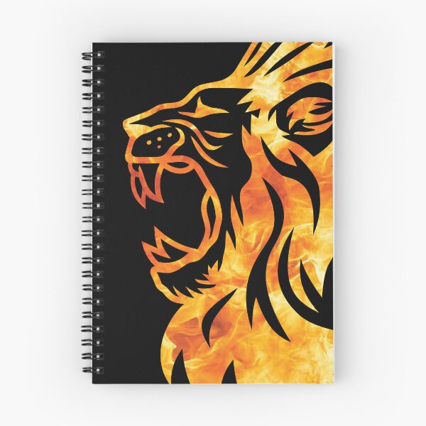 Item preview, flaming lion designed and sold by EzzatAbuShanap.