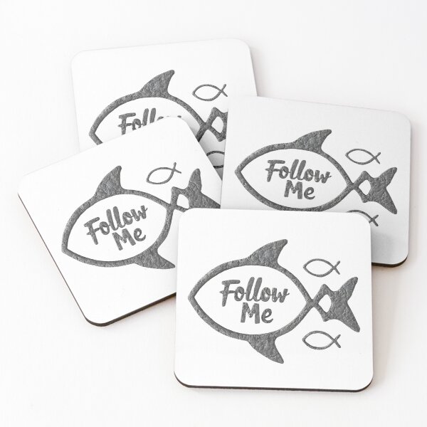 Item preview, Christian fish with the inscription Follow Me designed and sold by EternalRock.