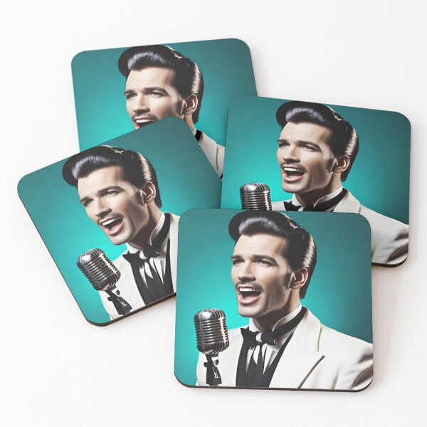 Item preview, singer, man, retro, art designed and sold by DonnaBlankaArt.