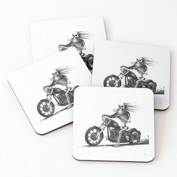 Item preview, Biker Bear Skeleton designed and sold by Gentle40Winks.