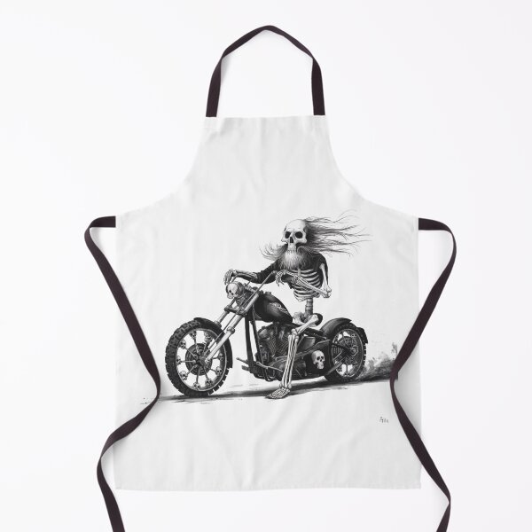 Item preview, Biker Bear Skeleton designed and sold by Gentle40Winks.