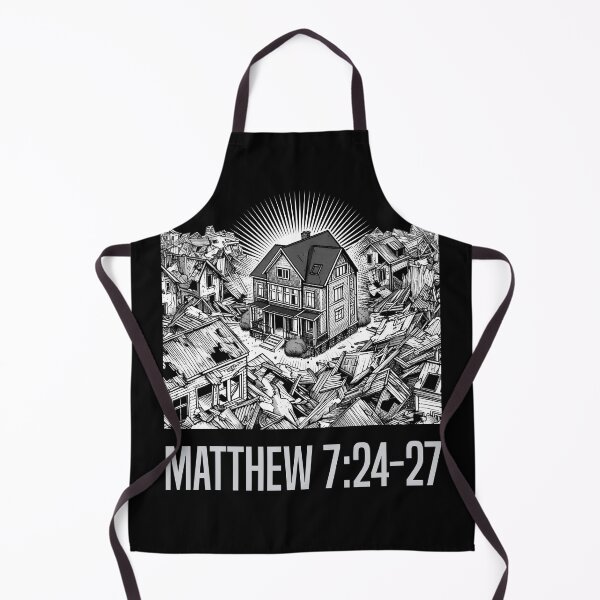 Item preview, House Built On The Rock 2 - Jesus Quote designed and sold by Vector-Artist.