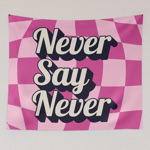 Item preview, “Never Say Never” POP ART DESIGN designed and sold by asudesign.