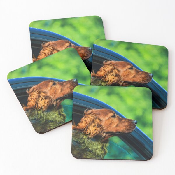 Item preview, Happy Dog Enjoying the Summer Breeze on a Road Trip designed and sold by Taina Sohlman.