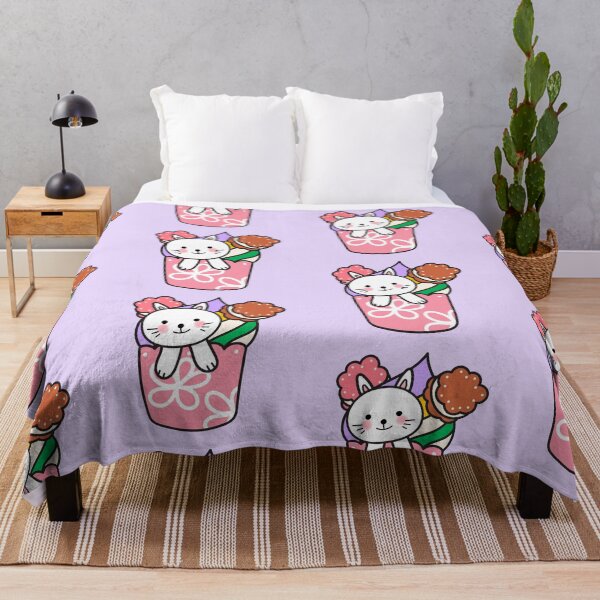 Item preview, Cute Cartoon Cat in Flowered Gift cupcake designed and sold by Arterich.
