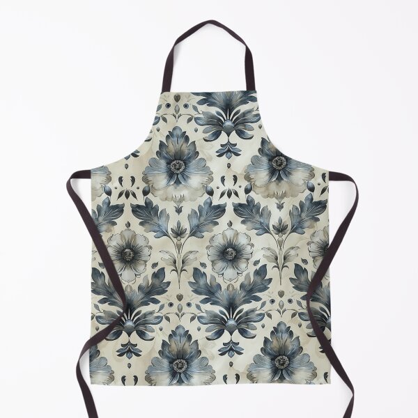Item preview, WHIMSICAL WILDFLOWER Watercolor Damask designed and sold by Frenchifique.