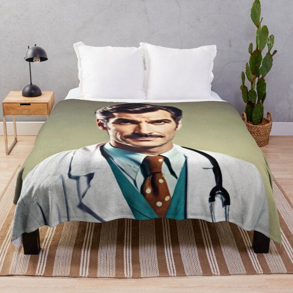 Item preview, doctor, man, retro, art designed and sold by DonnaBlankaArt.