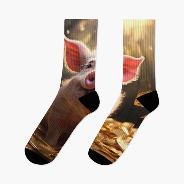 Aperçu de l'œuvre Le cochon chanceux créée et vendue par Collection de trésors .