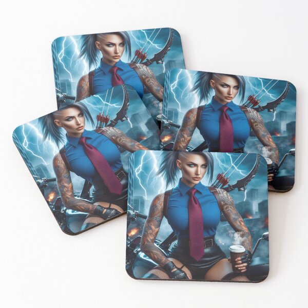 Item preview, Cybernetic Samurai's Coffee Break" designed and sold by Ghost Archer Illusions.