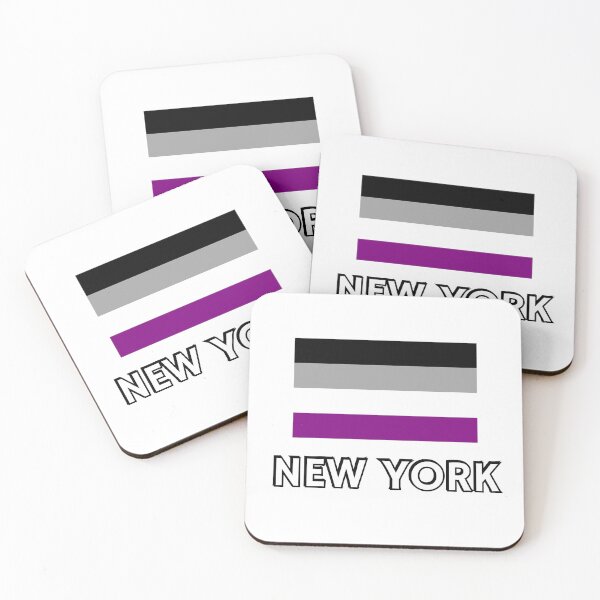 Item preview, Asexuality Pride Flag New York designed and sold by Inspirationmotivation.