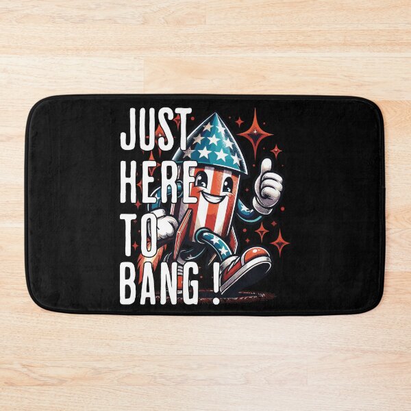 Item preview, Here To Bang Retro Vintage Design 4th Of July designed and sold by LuminOrb.