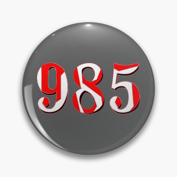 Item preview, number nine hundred and eighty five digit 985 order sequence team member age designed and sold by 4rpixs.