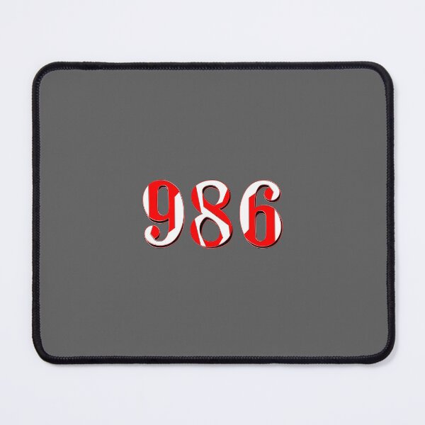 Item preview, number nine hundred and eighty six digit 986 order sequence team member age designed and sold by 4rpixs.