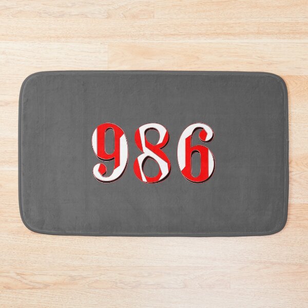 Item preview, number nine hundred and eighty six digit 986 order sequence team member age designed and sold by 4rpixs.