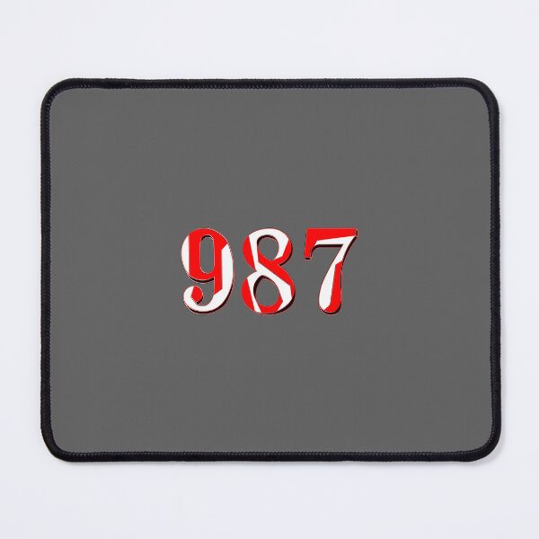 Item preview, number nine hundred and eighty seven digit 987 order sequence team member age designed and sold by 4rpixs.
