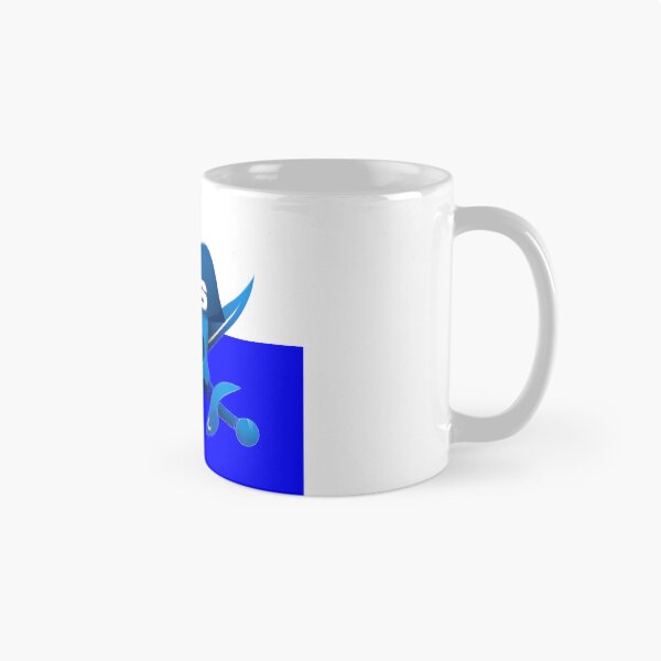 Item preview, the gas bristol rovers football team skull and swords on blue and white squares designed and sold by JasonTrivettart.